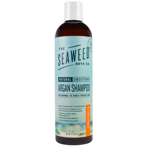 The Seaweed Bath Co, Natural Smoothing Argan Shampoo, Citrus Vanilla, 12 fl oz (360 ml) Review