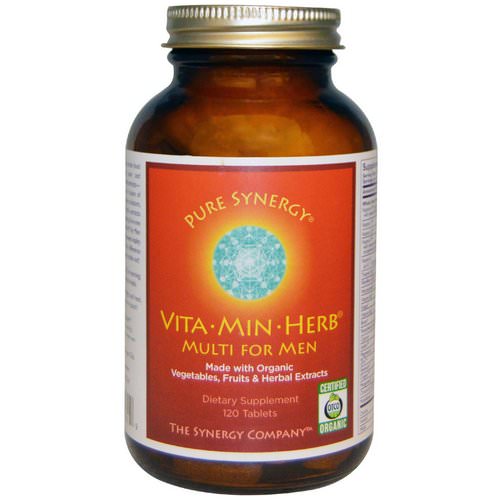 The Synergy Company, Vita·Min·Herb, Multi for Men, 120 Tablets Review