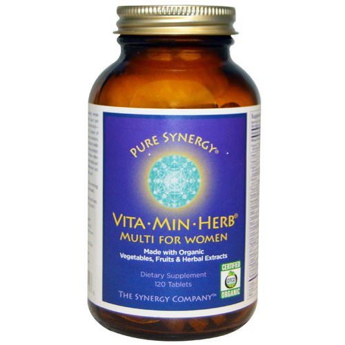 The Synergy Company, Vita·Min·Herb, Multi for Women, 120 Tablets Review