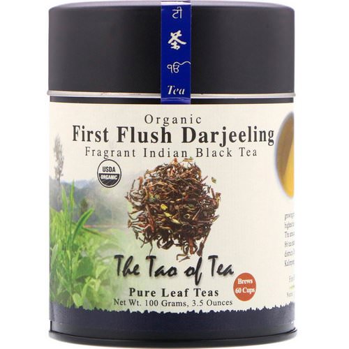 The Tao of Tea, Organic Fragrant Indian Black Tea, First Flush Darjeeling, 3.5 oz (100 g) Review