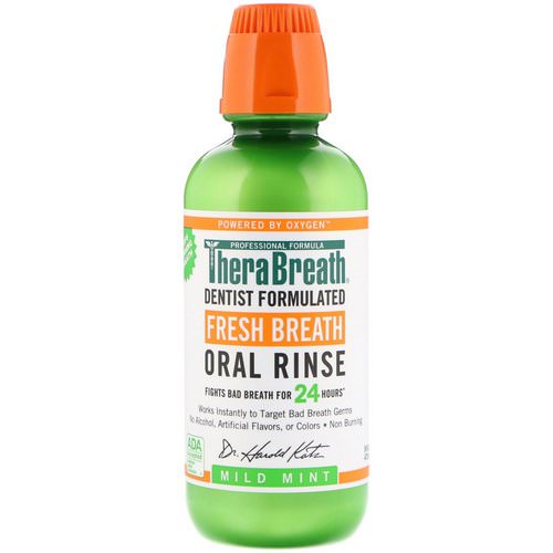 TheraBreath, Fresh Breath, Oral Rinse, Mild Mint, 16 fl oz (473 ml) Review