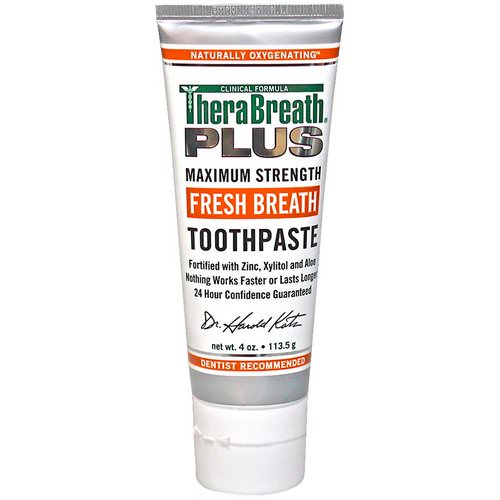 TheraBreath, Fresh Breath Toothpaste, 4 oz (113.5 g) Review