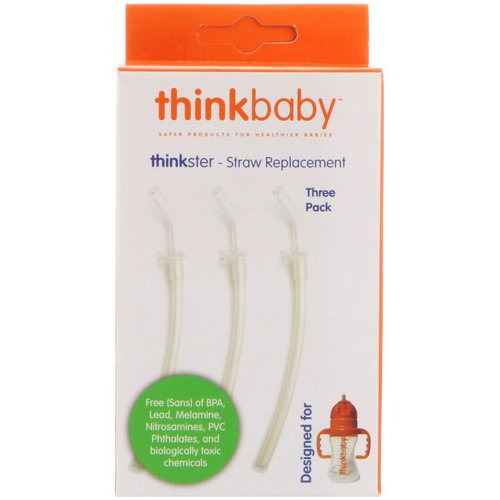 Think, Thinkbaby, Thinkster - Straw Replacement, 3 Pack Review