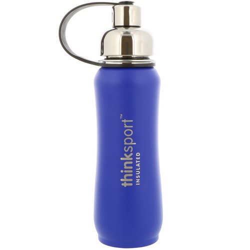 Think, Thinksport, Insulated Sports Bottle, Blue, 17 oz (500 ml) Review