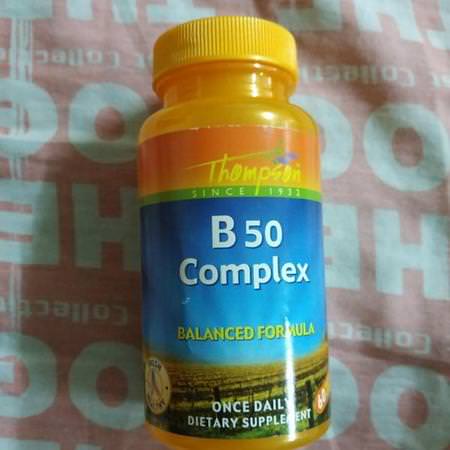 Thompson Vitamin B Complex - Vitamin B-Komplex, Vitamin B, Vitaminer, Kosttillskott