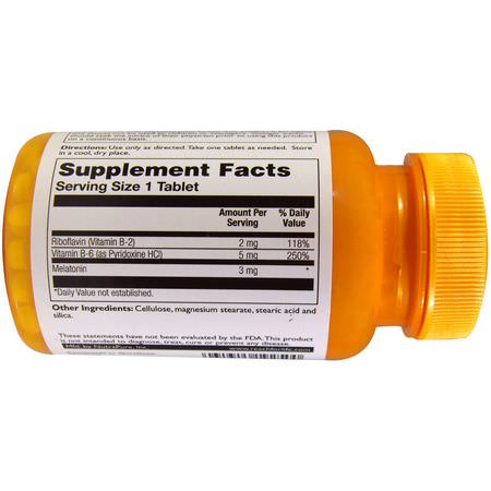 Melatonin, Sömn, Kosttillskott: Thompson, Melatonin, 3 mg, 30 Tablets