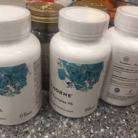 Thorne Research Vitamin B-Komplex, Vitamin B, Vitaminer, Kosttillskott