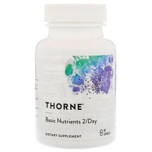 Thorne Research, Basic Nutrients 2/Day, 60 Capsules Review