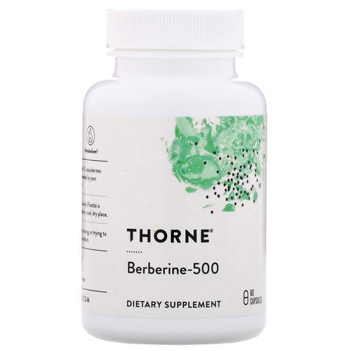 Thorne Research, Berberine-500, 60 Capsules Review