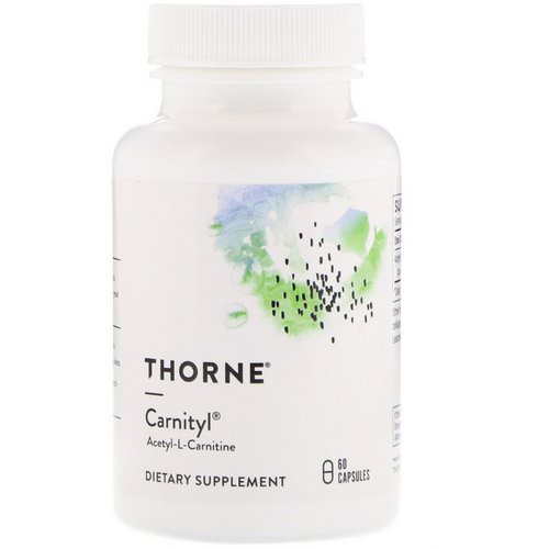 Thorne Research, Carnityl, Acetyl-L-Carnitine, 60 Capsules Review