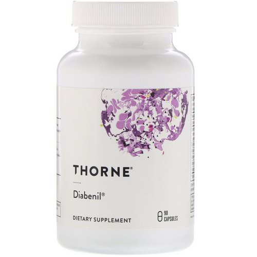 Thorne Research, Diabenil, 90 Capsules Review