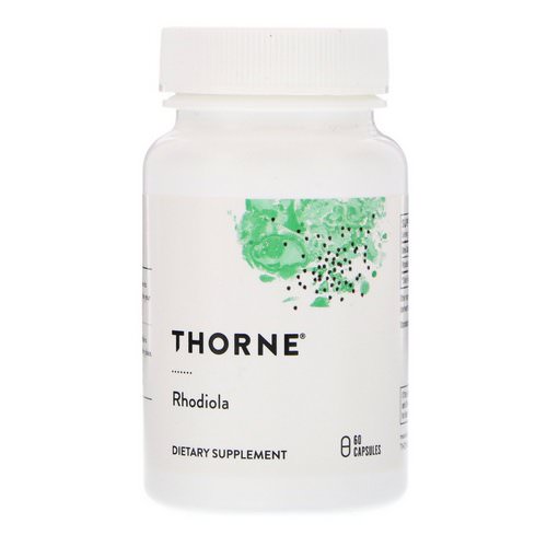 Thorne Research, Rhodiola, 60 Capsules Review