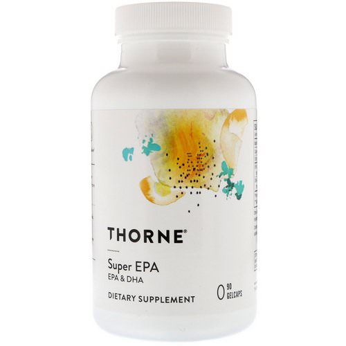 Thorne Research, Super EPA, EPA & DHA, 90 Gelcaps Review