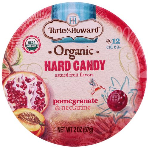 Torie & Howard, Organic, Hard Candy, Pomegranate & Nectarine, 2 oz (57 g) Review