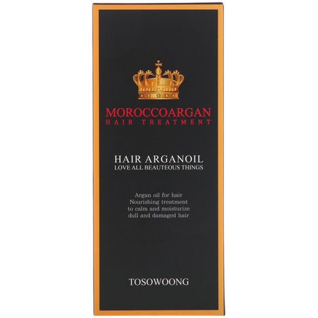 Argan Oil, Beauty, K-Beauty Hair Care, Hair Care: Tosowoong, Morocco Argan Hair Oil Treatment, 100 ml