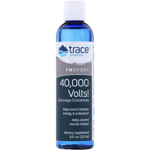 Trace Minerals Research, TM Sport, 40,000 Volts! Electrolyte Concentrate, 8 fl oz (237 ml) Review
