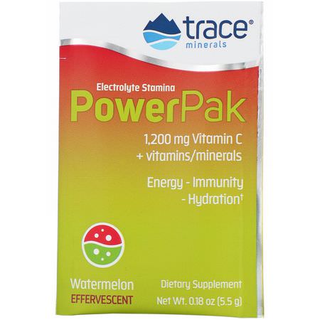 Trace Minerals Research Hydration Electrolytes Vitamin C Formulas - C-Vitamin, Vitaminer, Kosttillskott, Elektrolyter