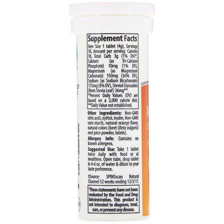 Magnesium, Mineraler, Kosttillskott: Trace Minerals Research, Magnesium Effervescent Tablets, Orange Flavor, 1.41 oz (40 g)