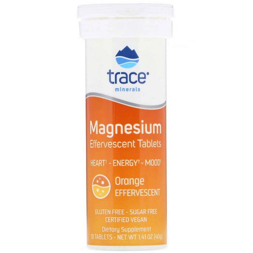 Trace Minerals Research, Magnesium Effervescent Tablets, Orange Flavor, 1.41 oz (40 g) Review