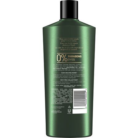 Balsam, Schampo, Hår: Tresemme, Botanique, Damage Recovery Shampoo, 22 fl oz (650 ml)