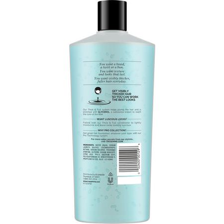 Balsam, Schampo, Hår: Tresemme, Thick & Full Shampoo, 22 fl oz (650 ml)