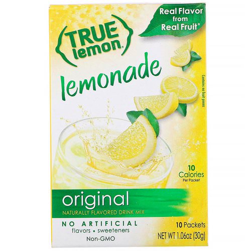 True Citrus, True Lemon, Original Lemonade, 10 Packets, 1.06 oz (30 g) Review