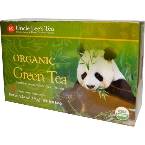 Uncle Lee's Tea, Organic Green Tea, 100 Tea Bags, 5.64 oz (160 g) Review