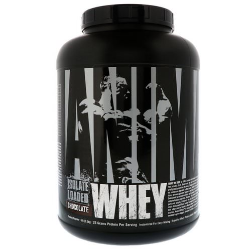 Universal Nutrition, Animal Whey Isolate Loaded, Chocolate, 5 lb (2.3 kg) Review