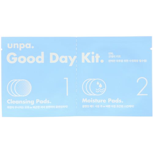 Unpa, Good Day Kit, Cleansing Pads & Moisture Pads, 6 Piece Kit Review
