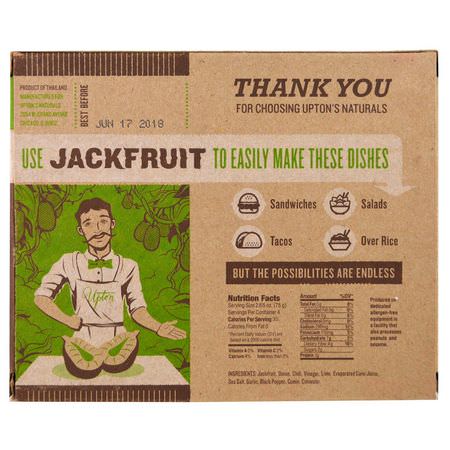Iherb: Upton's Naturals, Jackfruit, Chili Lime Carnitas, 10.6 oz (300 g)
