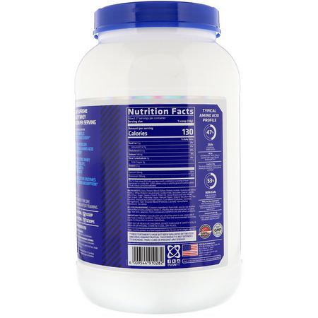Vassleprotein, Idrottsnäring: USN, Blue Lab 100% Whey, Cookies & Cream, 2 lb (907.2 g)