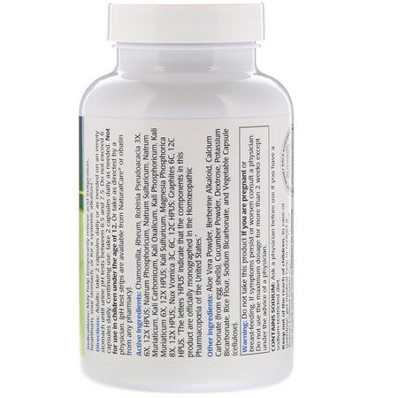 Refluxrelief, Matsmältning, Kosttillskott, Homeopati: Vaxa International, Buffer pH, 120 Vegetarian Capsules