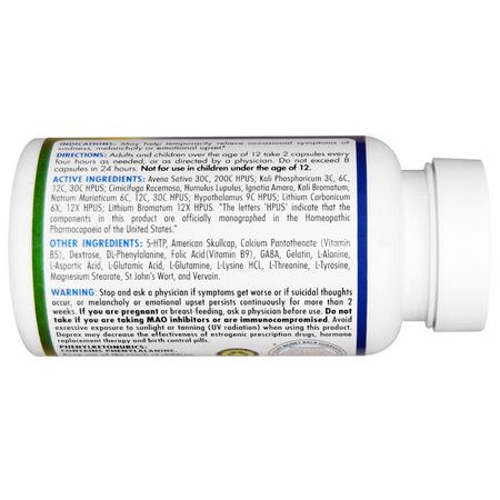 Lugna, Kosttillskott, Homeopati, Örter: Vaxa International, Deprex, 60 Capsules