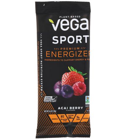 Vega Caffeine - Koffein, Stimulerande, Kosttillskott Före Träning, Sportnäring