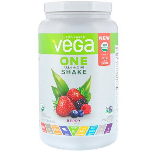 Vega, One, All-In-One Shake, Berry, 1.51 lbs (688 g) Review