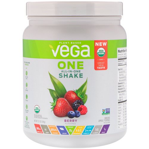 Vega, One, All-in-One Shake, Berry, 12.1 oz (344 g) Review