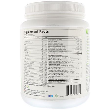 Växtbaserat, Växtbaserat Protein, Idrottsnäring: VeganSmart, All-In-One Nutritional Shake, Vanilla, 1.42 lbs (645 g)