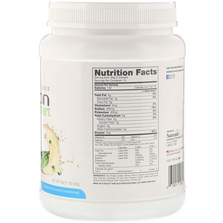 Ärtprotein, Växtbaserat Protein, Sportnäring: VeganSmart, Pea Protein Vegan Shake, Vanilla, 19 oz (540 g)