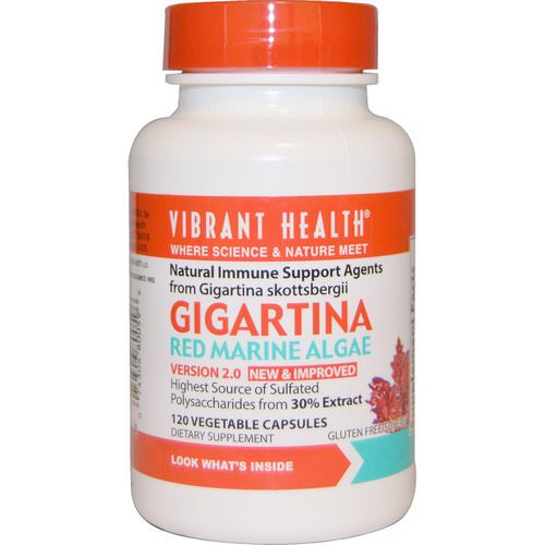 Vibrant Health, Gigartina, Red Marine Algae, Version 2.0, 120 Vegetable Capsules Review