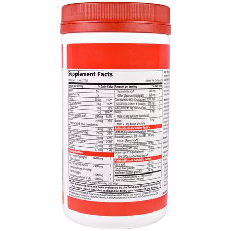 Glukosaminkondroitin, Kollagentillskott, Led, Ben: Vibrant Health, Joint Vibrance, Version 4.3, Orange Pineapple, 12.96 oz (367.5 g)
