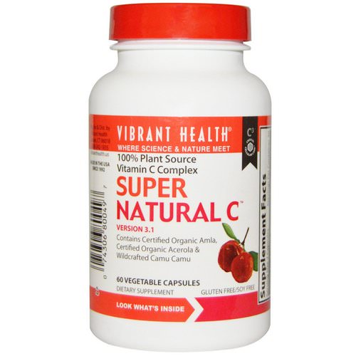 Vibrant Health, Super Natural C, Version 3.1, 60 Veggie Caps Review