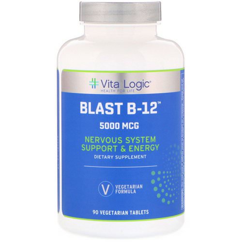 Vita Logic, Blast B-12, 5000 mcg, 90 Vegetarian Tablets Review