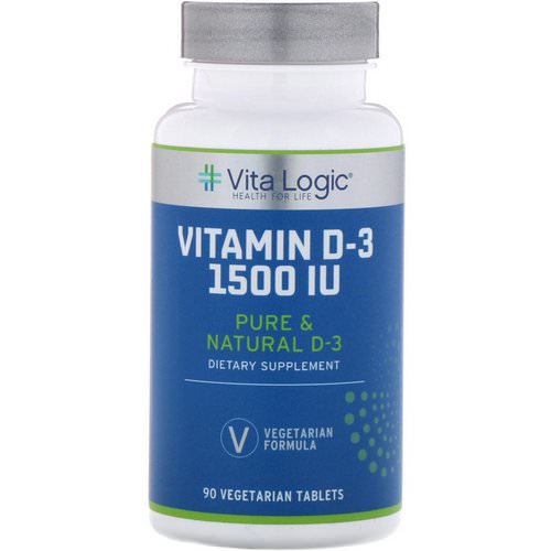 Vita Logic, Vitamin D-3, 1,500 IU, 90 Vegetarian Tablets Review