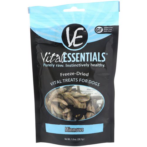Vital Essentials, Freeze-Dried Treats For Dogs, Minnows, 1.0 oz (28.3 g) Review