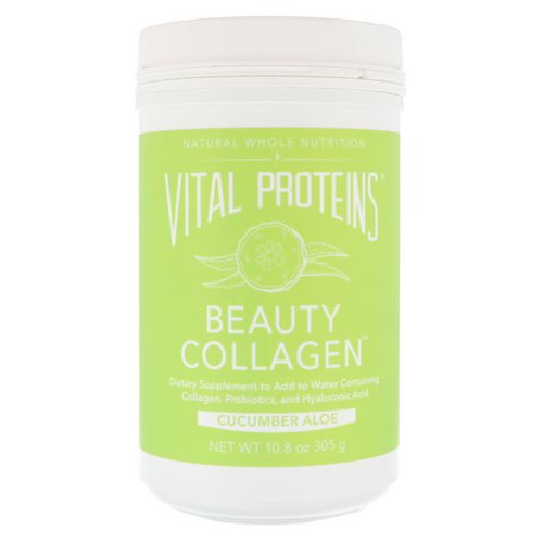 Vital Proteins, Beauty Collagen, Cucumber Aloe, 10.8 oz (305 g) Review