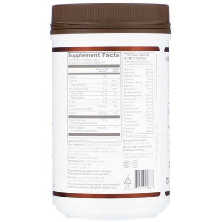 Kollagentillskott, Fog, Ben, Tillskott: Vital Proteins, Collagen Latte, Hot Cocoa, 12.5 oz (355 g)