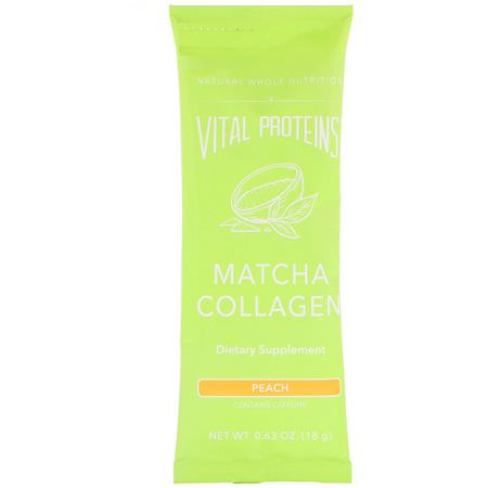 Vital Proteins Collagen Supplements Matcha Tea - Matcha Te, Kollagentillskott, Fog, Ben