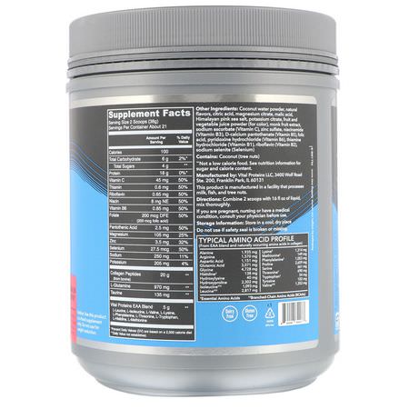 Aminosyror, Kosttillskott: Vital Proteins, Performance, RecoveryWave, Watermelon Blueberry, 28.3 oz (803 g)