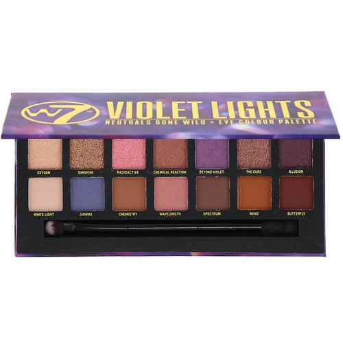 W7, Violet Lights, Neutrals Gone Wild, Eye Colour Palette, 0.39 oz (11.2 g) Review
