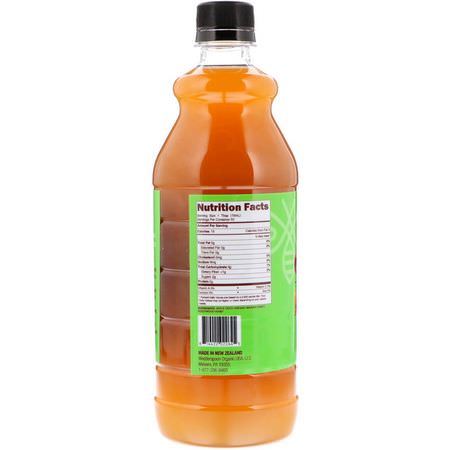 Äppelcidervinäger, Vinrankor, Oljor: Wedderspoon, Apple Cider Vinegar with KFactor 16, Manuka Honey, 25 fl oz (750 ml)